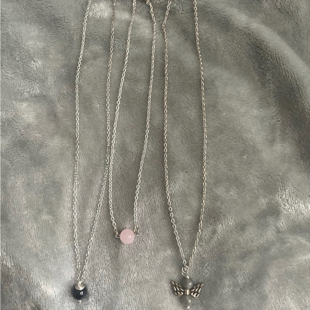 Crystal Necklace Lot